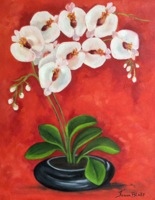 Joann Blake - White Orchids