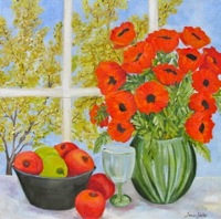 Joann Blake - Poppies and Apples