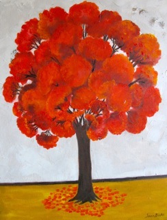 Joann Blake - Red Tree