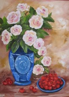 Joann Blake - Roses and Cherries
