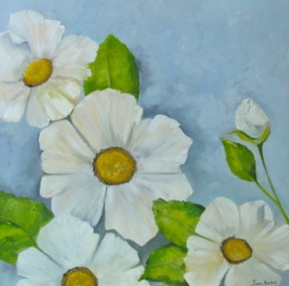 Joann Blake - White Flowers II